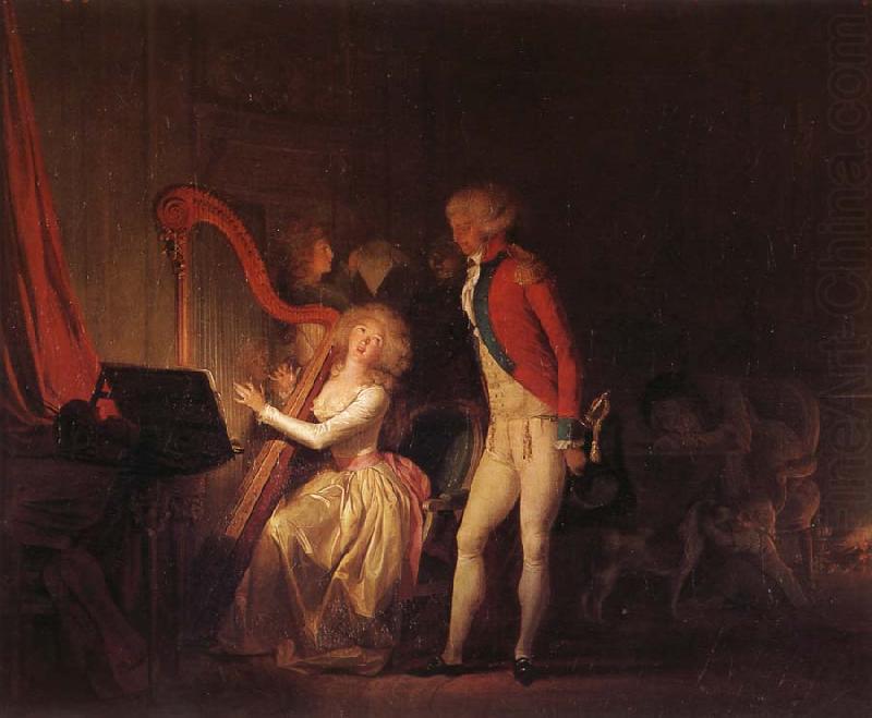 Louis-Leopold Boilly Le Concert inprovise ou le prix de l'harmonie china oil painting image